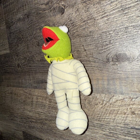Disney Halloween Kermit the Frog Mummy Plush 2013 Just Play 9” - Picture 3 of 6